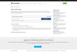 Screenshot reverseip.domaintools.com