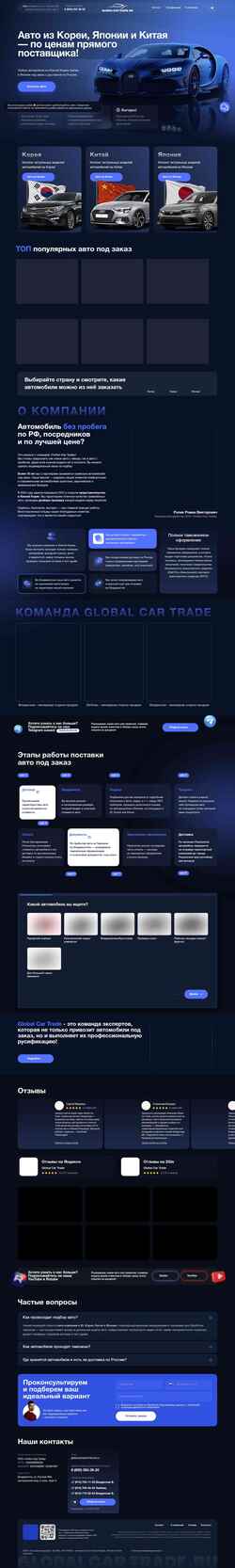 Captura de pantalla globalcartrade.ru