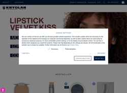 Skærmbillede us.kryolan.com