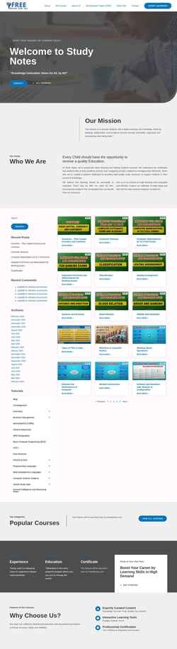 Скриншот freeallnotes.com