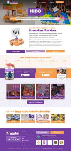 Ekraanipilt kinderlabrobotics.com