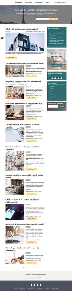 Captura de pantalla blog.parisattitude.com