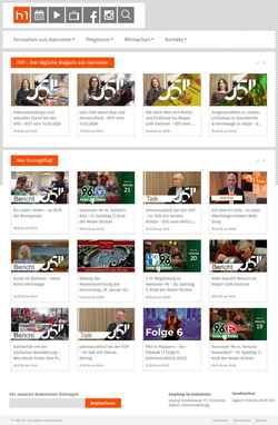 Снимак екрана h-eins.tv