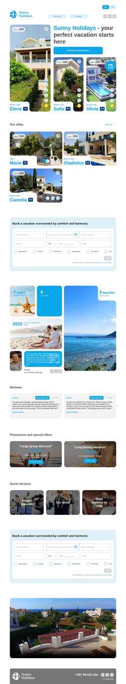 Captura de pantalla sunny-holidays.com