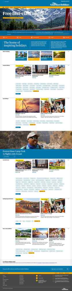 Képernyőkép holidays.theguardian.com