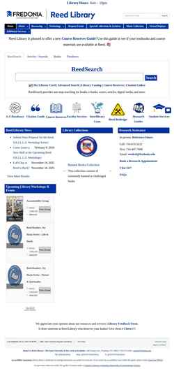 Skærmbillede fredonia.libguides.com