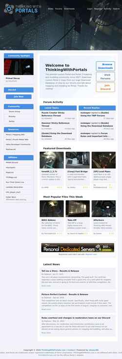 Képernyőkép thinking.withportals.com