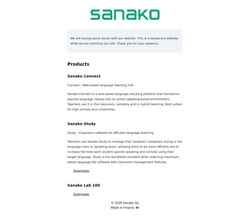Captura de pantalla sanako.com