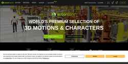 Captură de ecran actorcore.reallusion.com