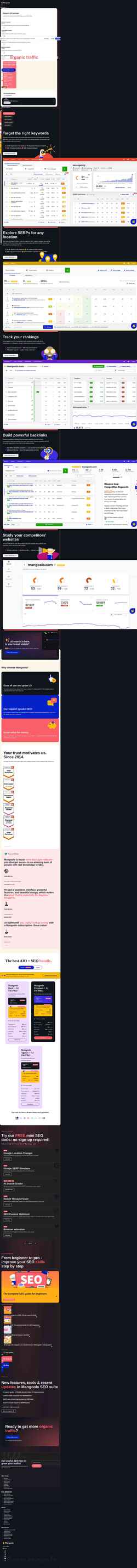 Screenshot mangools.com