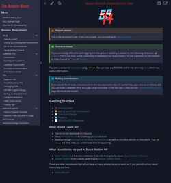Screenshot docs.spacestation14.com