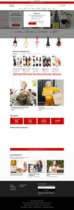 Screenshot macyswineshop.com