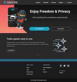 Скриншот ninja-vpn.com