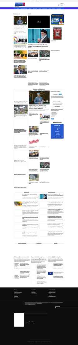 Skjermdump gulistannewstv.com