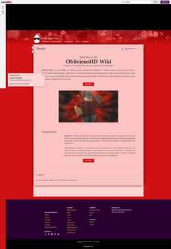 Captură de ecran oblivioushd.fandom.com