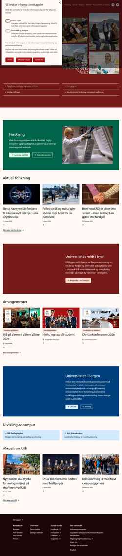 Screenshot www4.uib.no