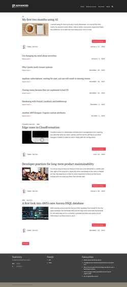 Ekrānuzņēmums advancedweb.hu