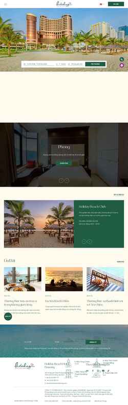 Posnetek zaslona holidaybeachdanang.com