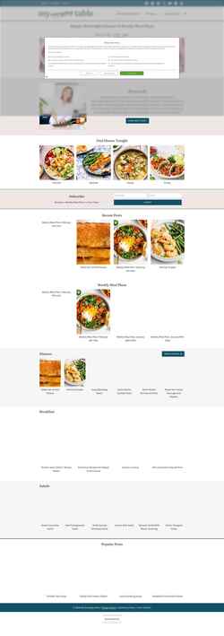 Captură de ecran myeverydaytable.com