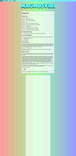 Screenshot magnusviri.com