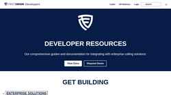 Screenshot developer.firstorion.com
