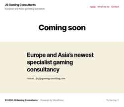 Ekrānuzņēmums jsgamingconsultants.com