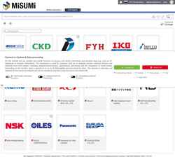 Captura de pantalla misumi.partcommunity.com