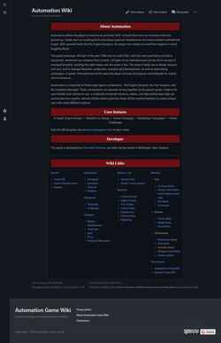 Captură de ecran wiki.automationgame.com