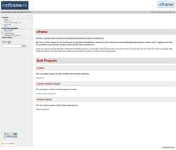 Снимак екрана xframe.sourceforge.net