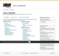 Скриншот ask.loc.gov