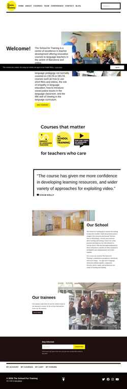 Скриншот theschoolfortraining.com