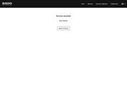 Ekrānuzņēmums store.rado.com