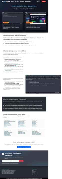 Schermata picotoolkit.com