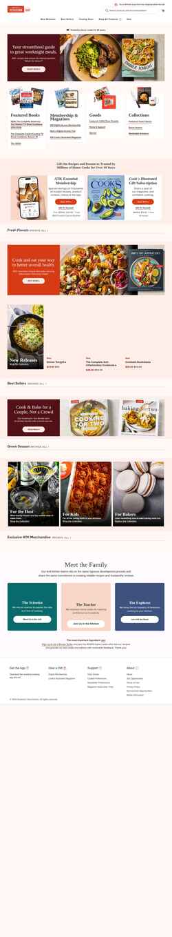 Снимак екрана shop.americastestkitchen.com