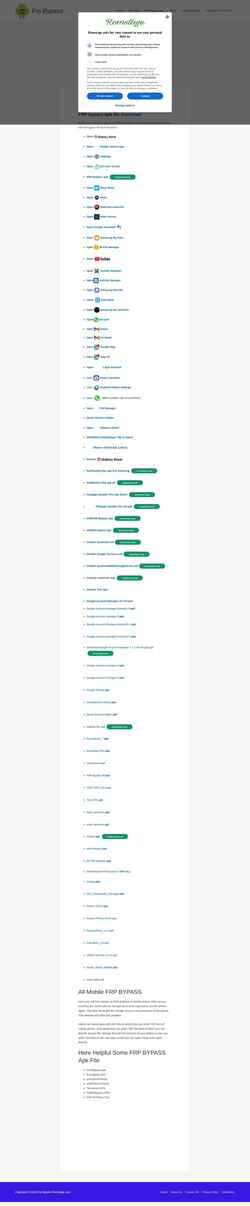 Captură de ecran frpbypass.romstage.com