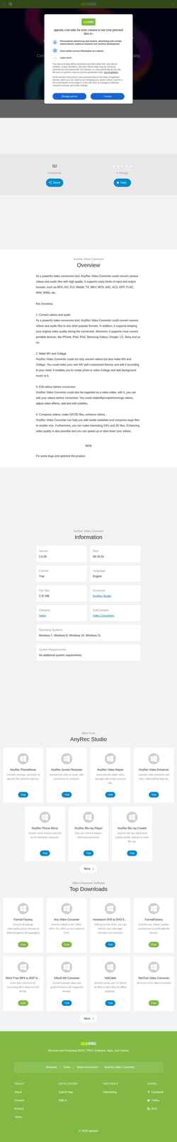 Schermata anyrec-video-converter.apponic.com