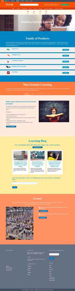 Snímek obrazovky demmelearning.com