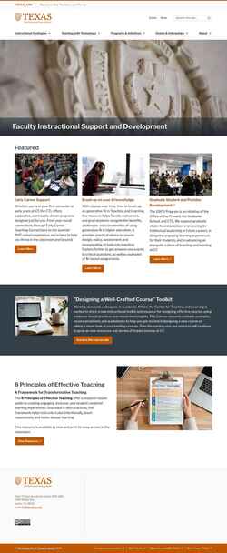 Screenshot ctl.utexas.edu