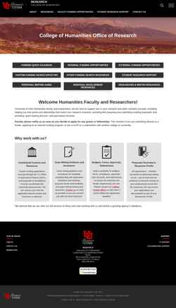 Snímek obrazovky research.humanities.utah.edu