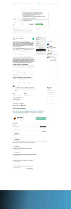 Skærmbillede matlab.en.softonic.com