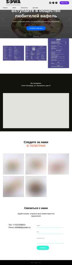 Snímek obrazovky sowa-spb.ru