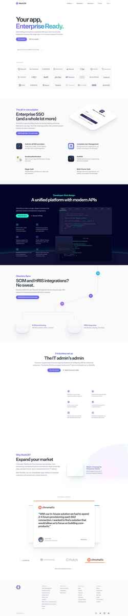 Zrzut ekranu workos.com