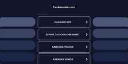 Captura de pantalla freekaraoke.com