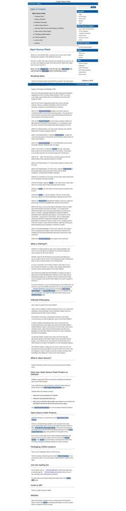 Screenshot osflash.org