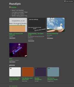 Captură de ecran razuepic.itch.io