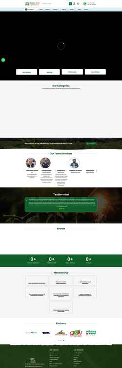 Screenshot greengoldagriseeds.com