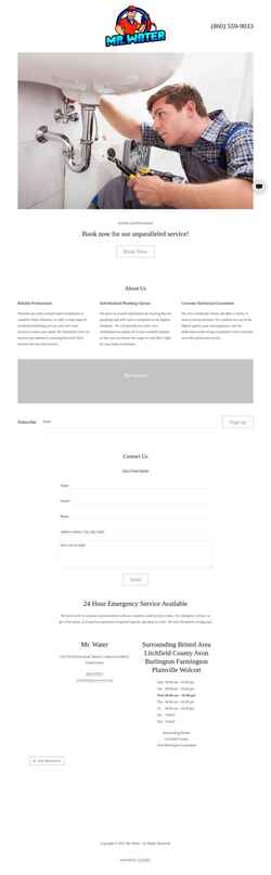 Zrzut ekranu mrwaterct.com