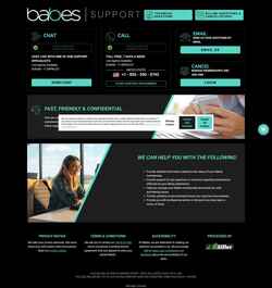 Ekraanipilt support.babes.com
