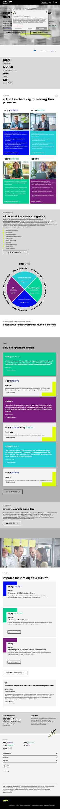 Schermafbeelding easy-software.com