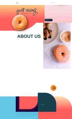 Screenshot justrisingdonuts.com